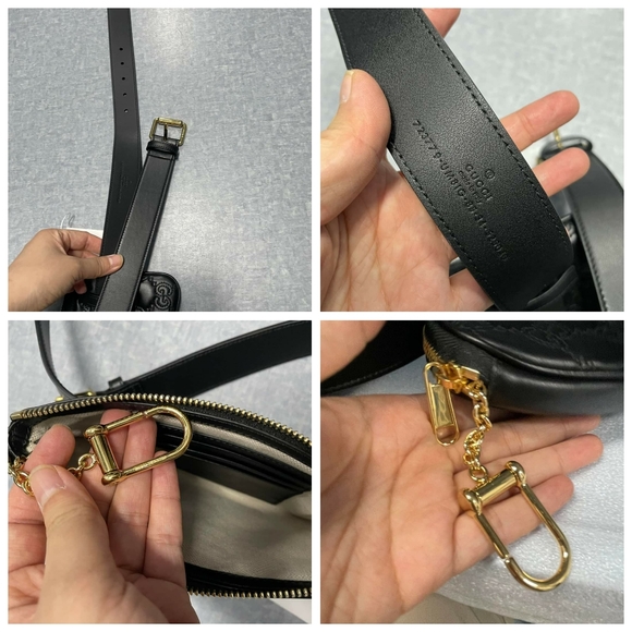 100% Authentic Gucci GG Matelasse Utility Belt Bag 85/34 - Picture 12 of 12